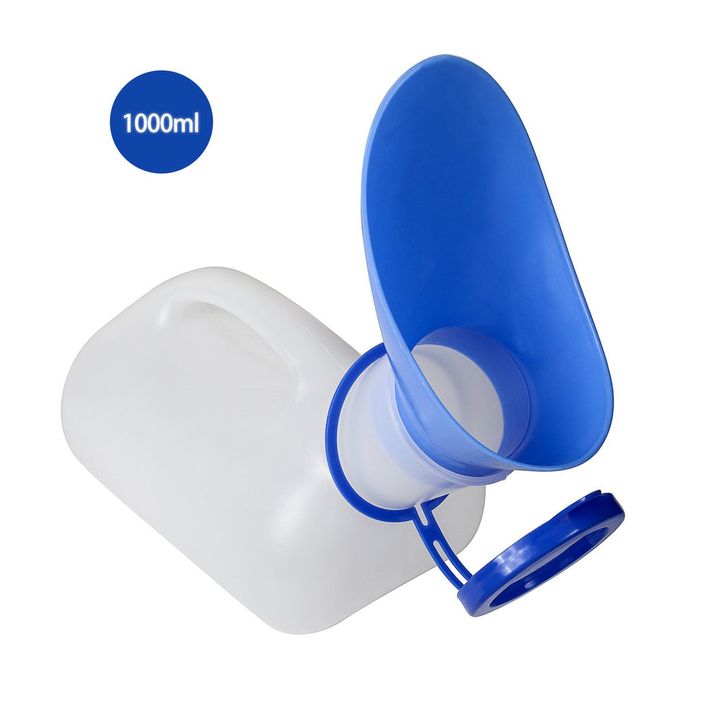 Adeng Unisex Urinal Bottle For Men And Women, Pee Bottle With Lid And Funnel, Travel Urinal Kit For Camping Outdoor, With A Carr