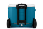 Coleman Chiller 60Qt Wheeled Cooler, Insulated Portable Cooler With Ice Retention, Made In Usa