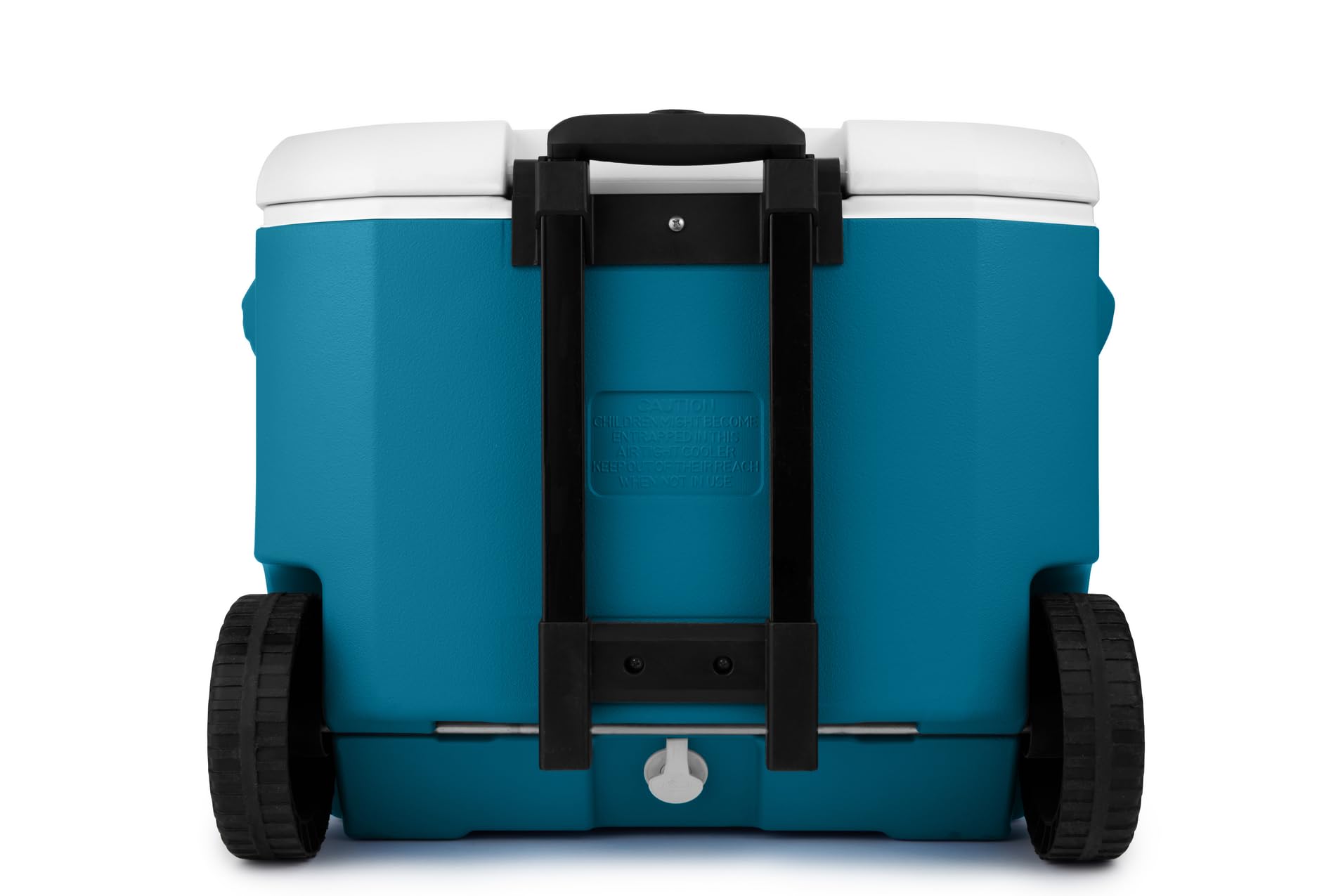 Coleman Chiller 60Qt Wheeled Cooler, Insulated Portable Cooler With Ice Retention, Made In Usa