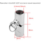 Nrc&Xrc 316Ss Marine Grade Boat Handrail Fitting -Boat Pipe Connector,Folding Swivel Coupling Tube Joint Connector For 7/8'' (22