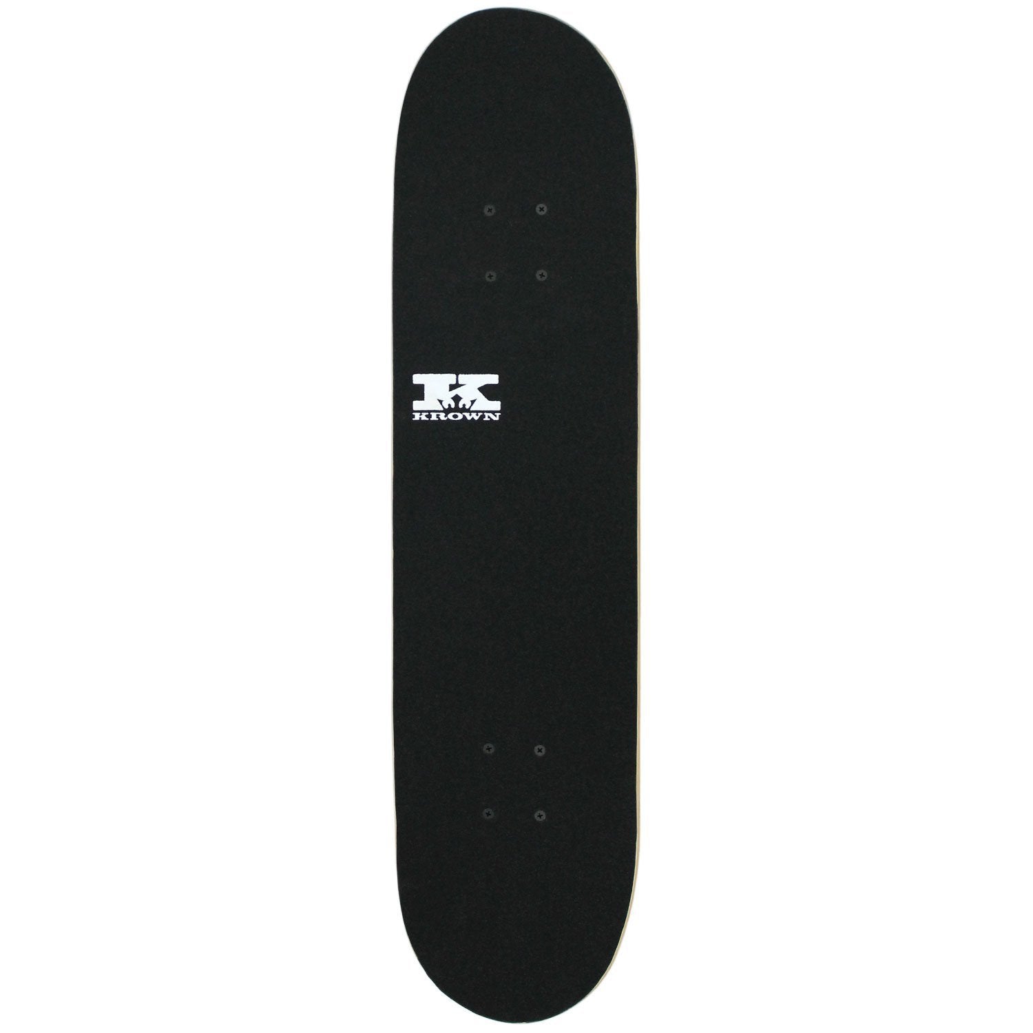 Krown Krrc-56 Rookie Checker Skateboard, Black/Pink, 7.75''