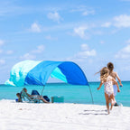New Shibumi Shade Classic With Quiet Canopy, The Original Wind-Powered Beach Shade, Provides 150 Sq. Ft. Of Shade, Weighs Only 4