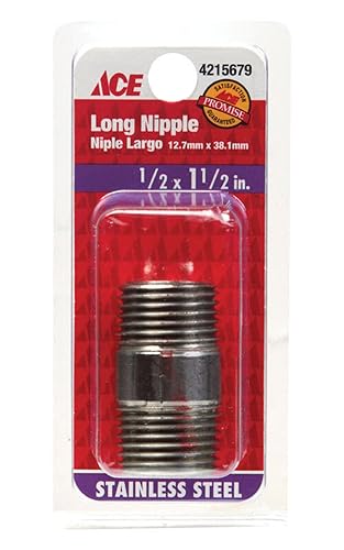 Nipple Ss 1/2'' X 1.5'' (Pack Of 1)