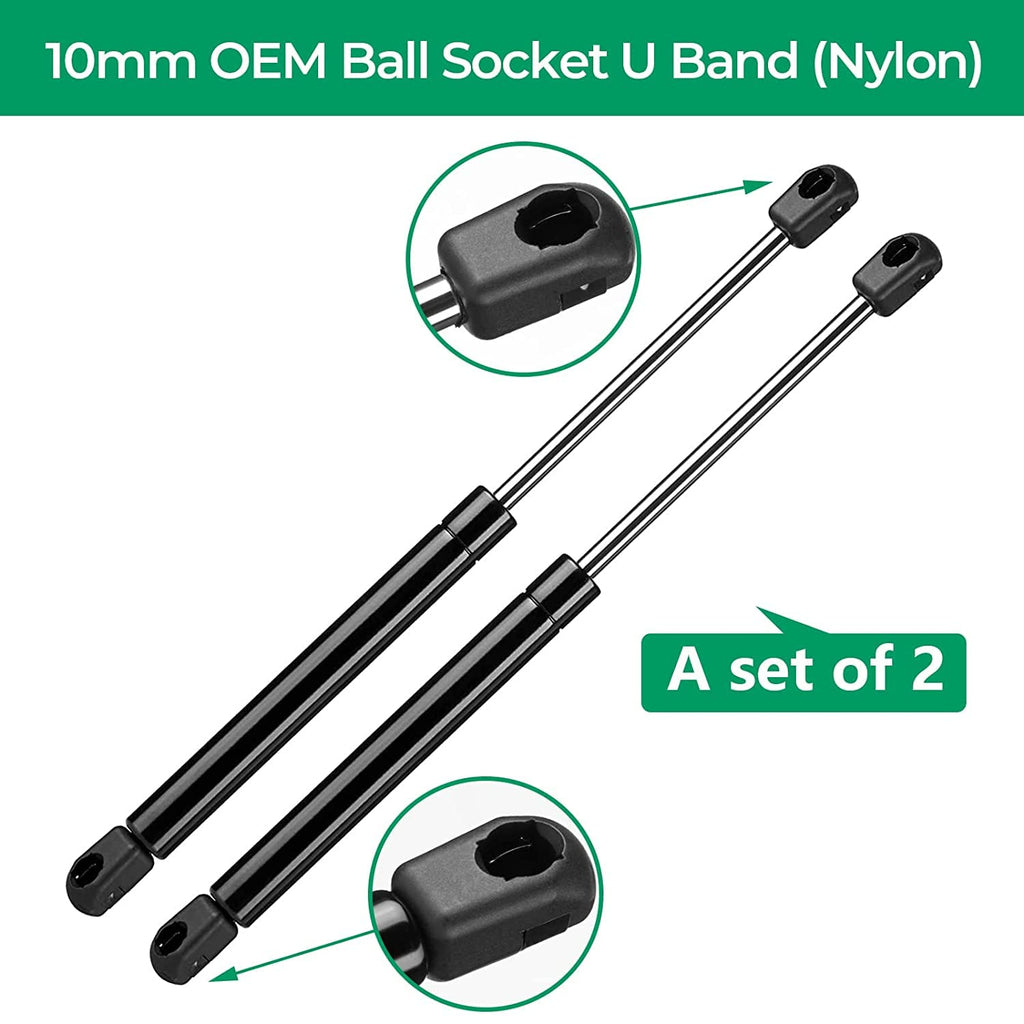 C16-11028 12 Inch 40Lb180N Gas Struts Shock Spring Lift Support For Leer Camper Shell Topper Rear Windows Door Truck Cap Toolbox
