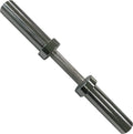 CAP Barbell 2 Solid Olympic Dumbbell Handle, No Collars, Chrome (New Version)