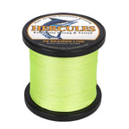 Hercules Braided Fishing Line 1500M 1640Yds 10Lbs-200Lbs Pe Superline 8 Strands (Fluorescent Green 30Lb/13.6Kg 0.28Mm)
