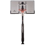 Silverback Ghost Basketball Goal with 60-Inch Tinted Tempered Glass Backboard