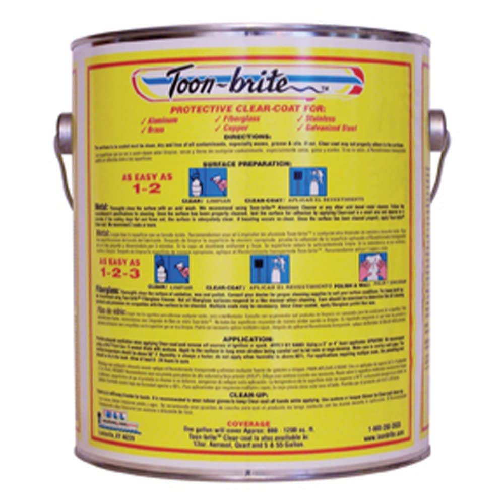 Toon-Brite P1000 Protective Clear-Coat - 1 Gallon , White