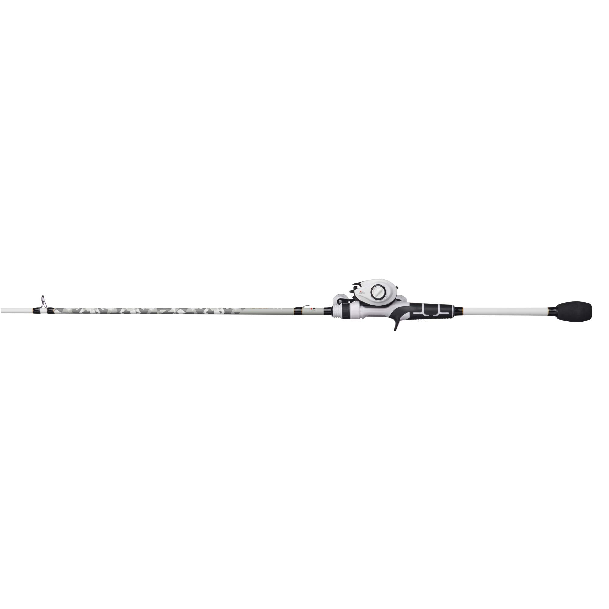 Abu Garcia 7 Max Pro Fishing Rod And Reel Baitcast Combo, 7+1 Ball Bearings With Lightweight Graphite Frame & Sideplates, Magtra