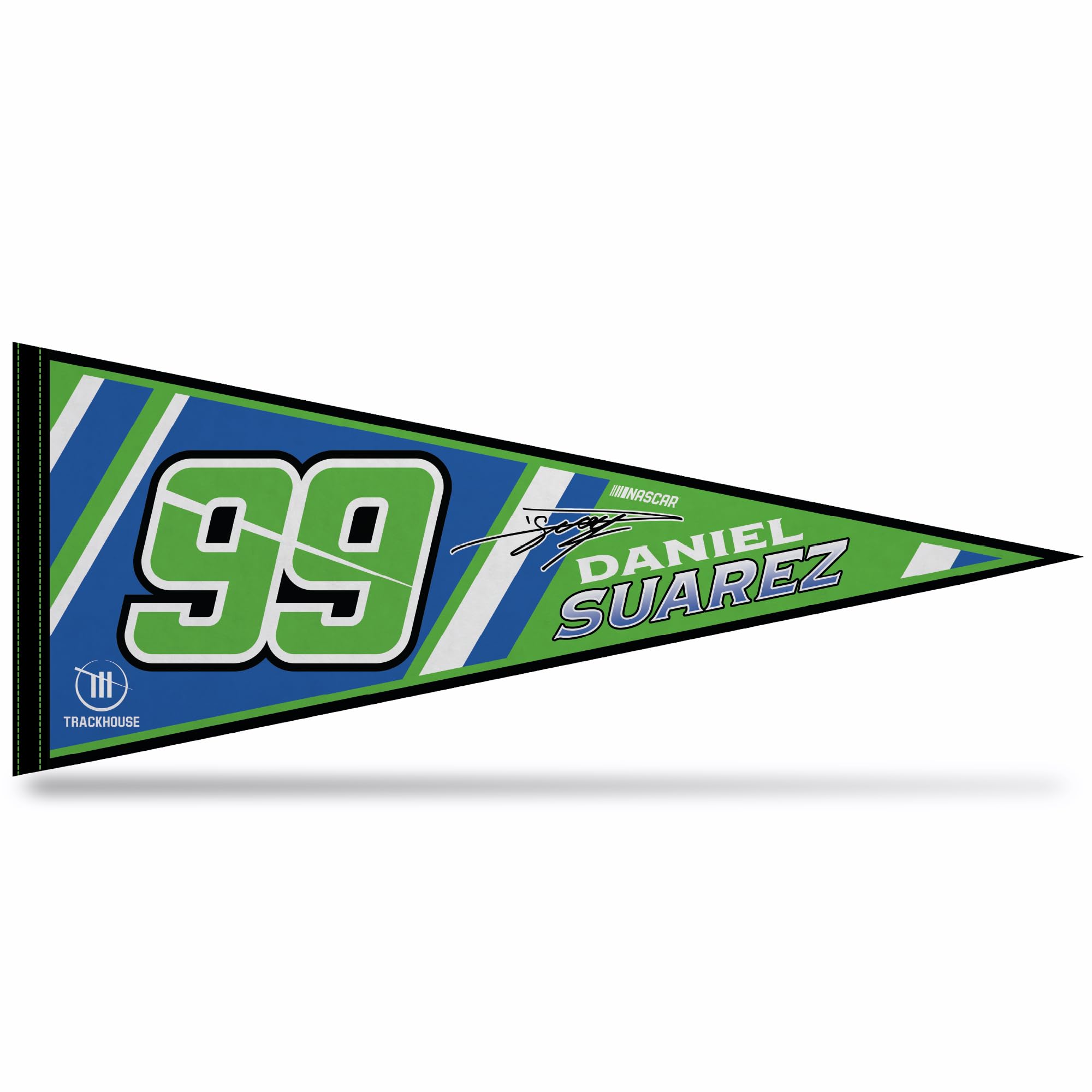 Rico Industries Nascar Racing Daniel Suarez 12'' X 30'' Felt Wall D  Cor Pennant - Great For Home/Bed Room/Man Cave D  Cor