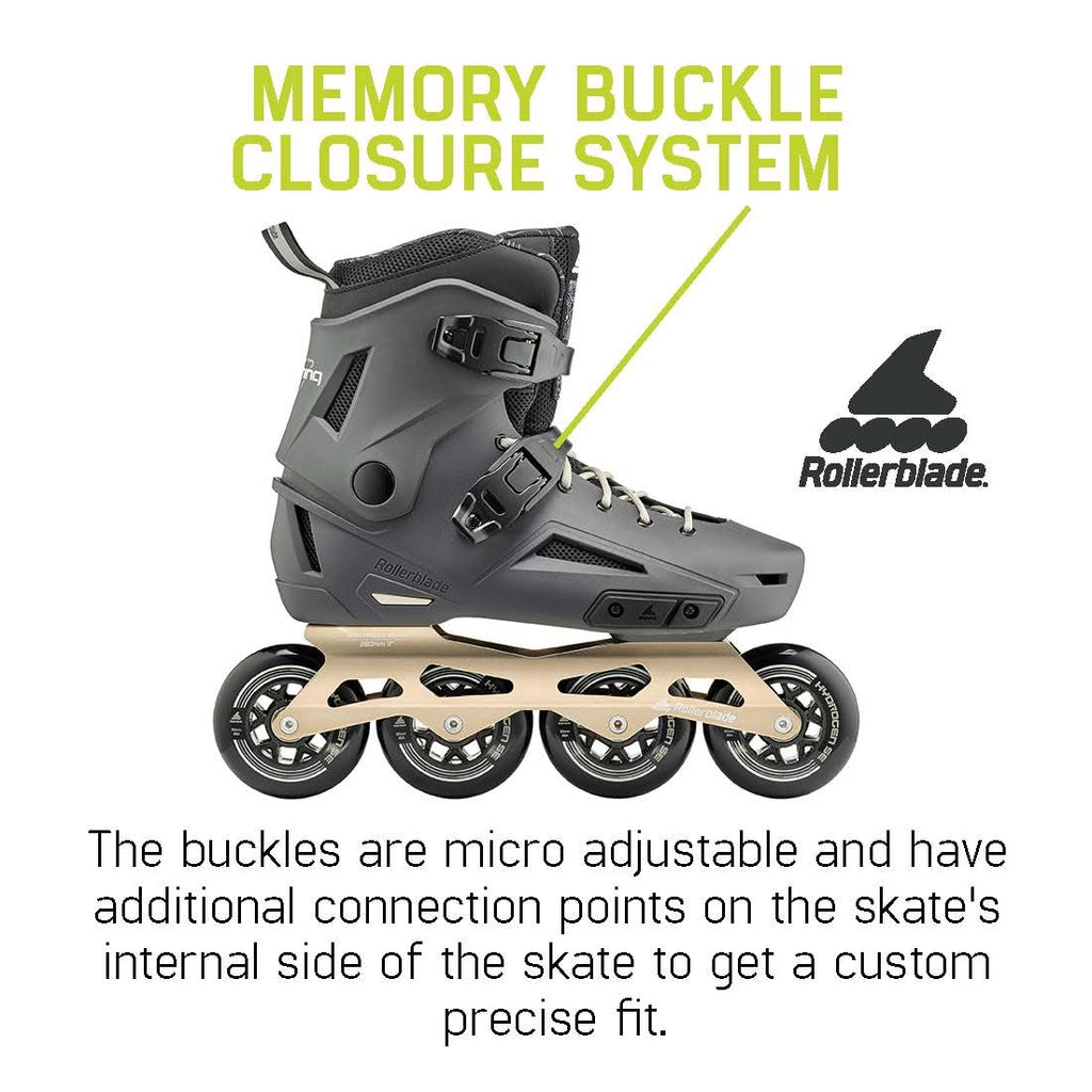 Rollerblade Lightning 90 Men'S Urban Inline Skate, Anthracite And Taupe