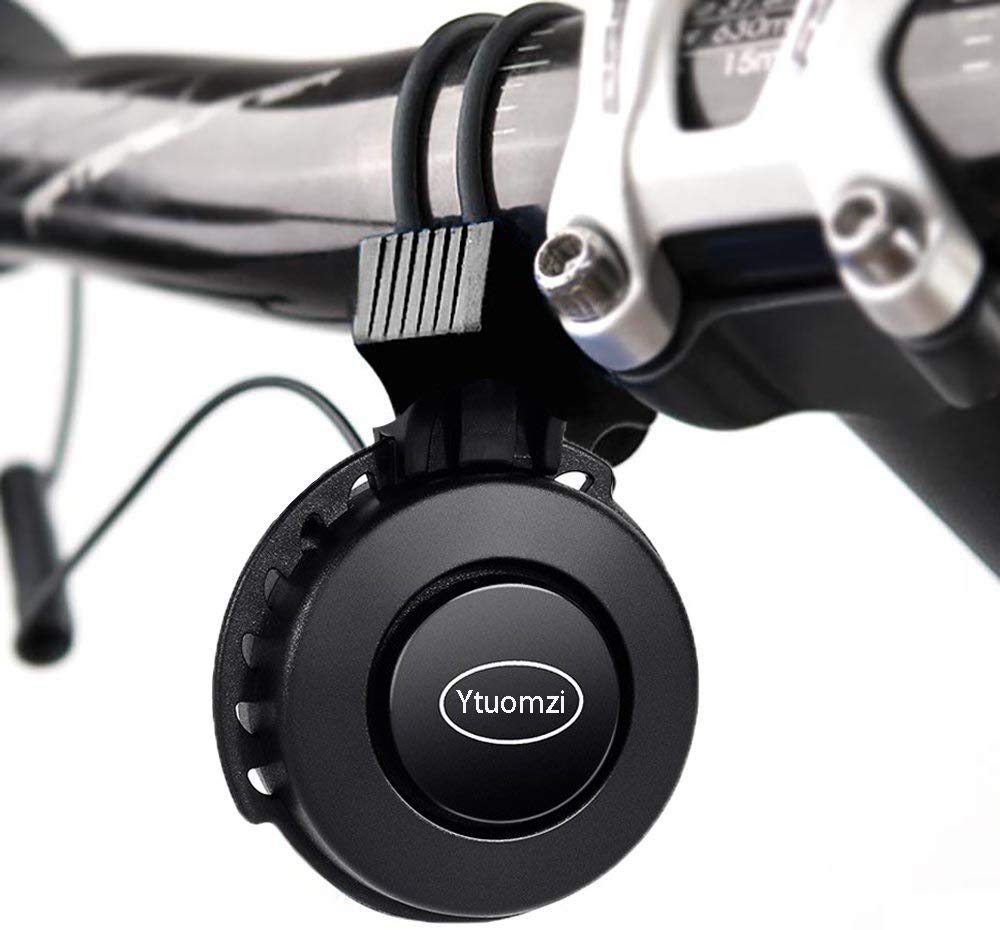 Electric Bike Horn Usb Rechargeable Bicycle Bell 120 Db Invisible Cycling Alarm Loud Horn Waterproof 3 Modes Alert Ring For Moun