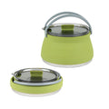 Restaurantware-Hi Tek 1 Liter Collapsible Camping Kettle, 20 Portable Cook Pots - with Perforated Lid, Stainless Steel Bottom, S