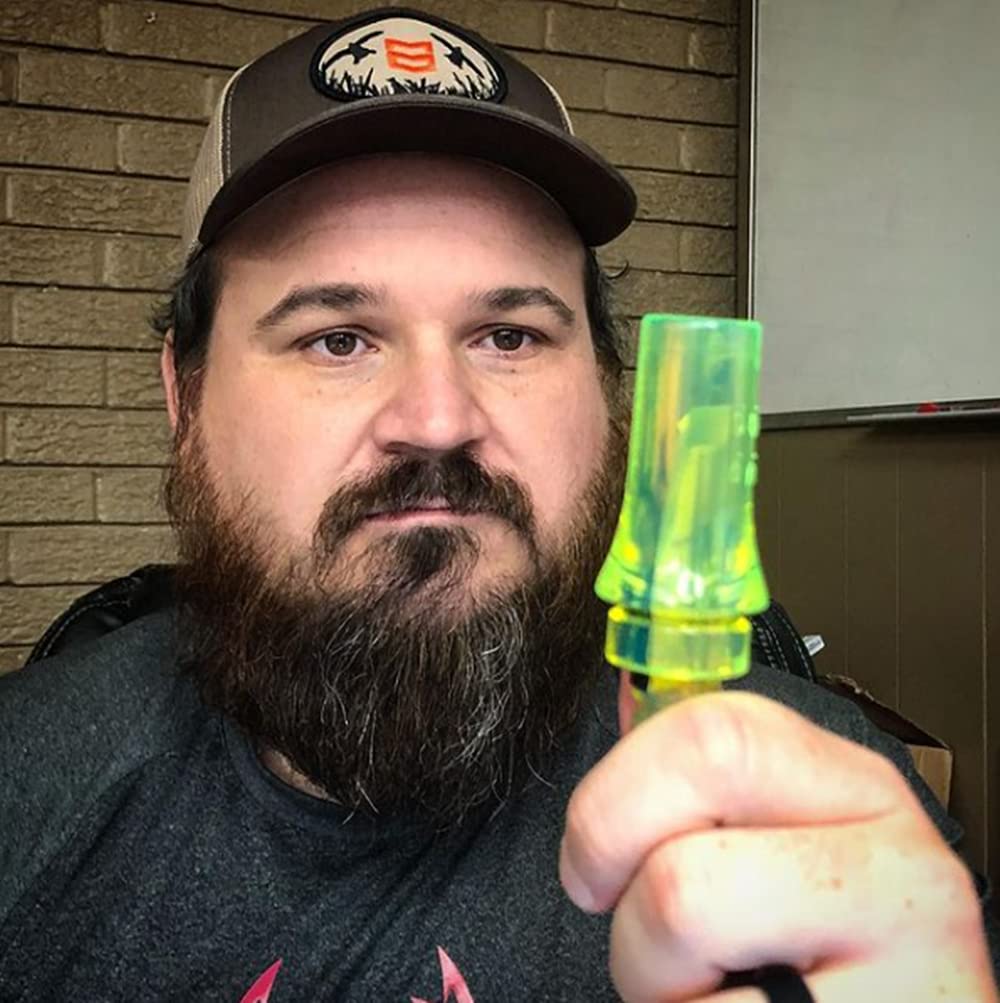 Duck Commander Classic Series Duck Call, Duck Decoy Waterfowl Hunting Lanyard Accessories, Flash Mallard