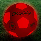 Light Up-Soccer Ball Size 5|Glow In The Dark|Official Size And Weight|Uses 2 Hi-Bright Led Lights|Perfect For A Night Match In T