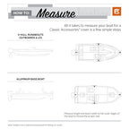 Classic Accessories Stellex All Seasons Boat Cover, Fits Boats 14' - 16'L X 90''W, Trailerable Boat Cover With Polyester Fade-Re