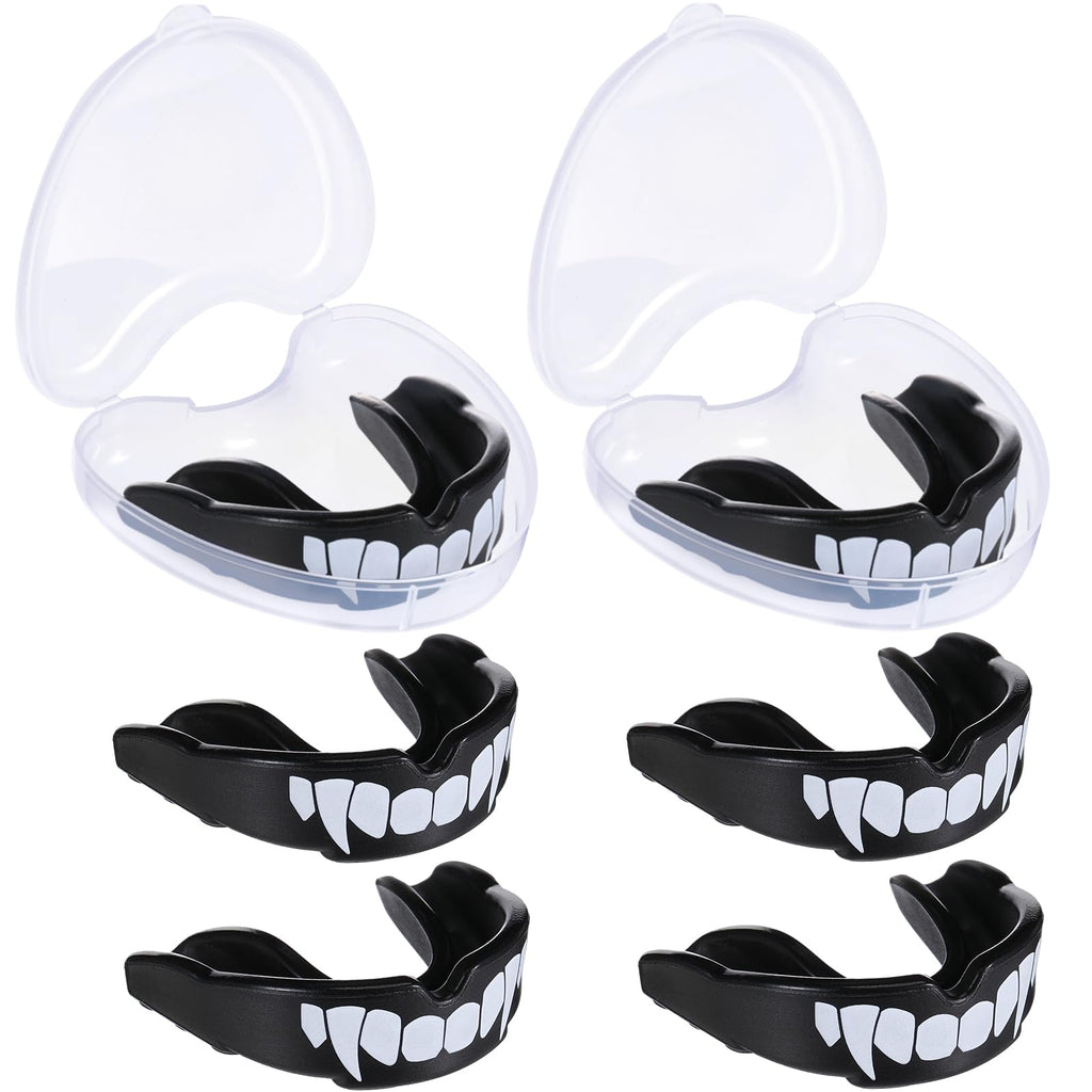Bbto 6 Pieces Sports Mouth Guard For Kids, Athletic Mouthguard For Boxing Football Hockey Karate Basketball(Classic Color, Styli