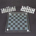7.5'' Glass Chess Set