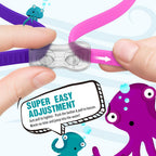 Outdoormaster Kids Swim Goggles 2 Pack - Quick Adjustable Strap Swimming Goggles For Kids - C