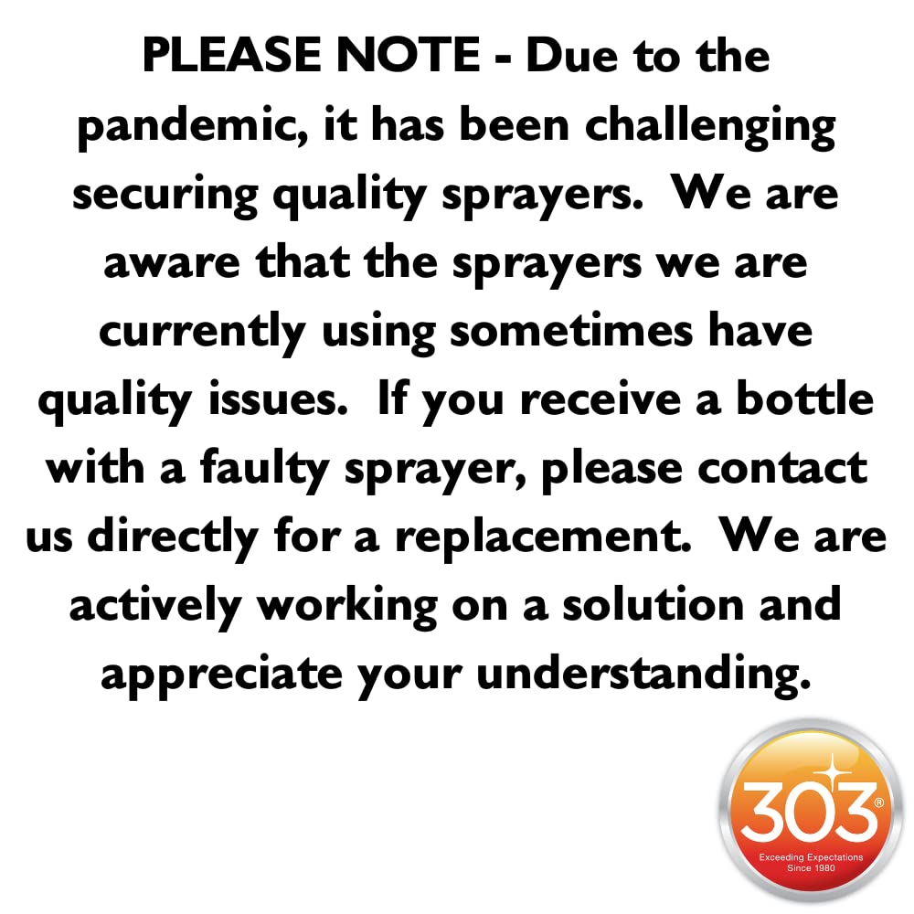 303 Products Marine Fabric Guard - Water Repellent & Stain Shielding Fabric Spray, Safe For All Outdoor Upholstery, Simple & Eas