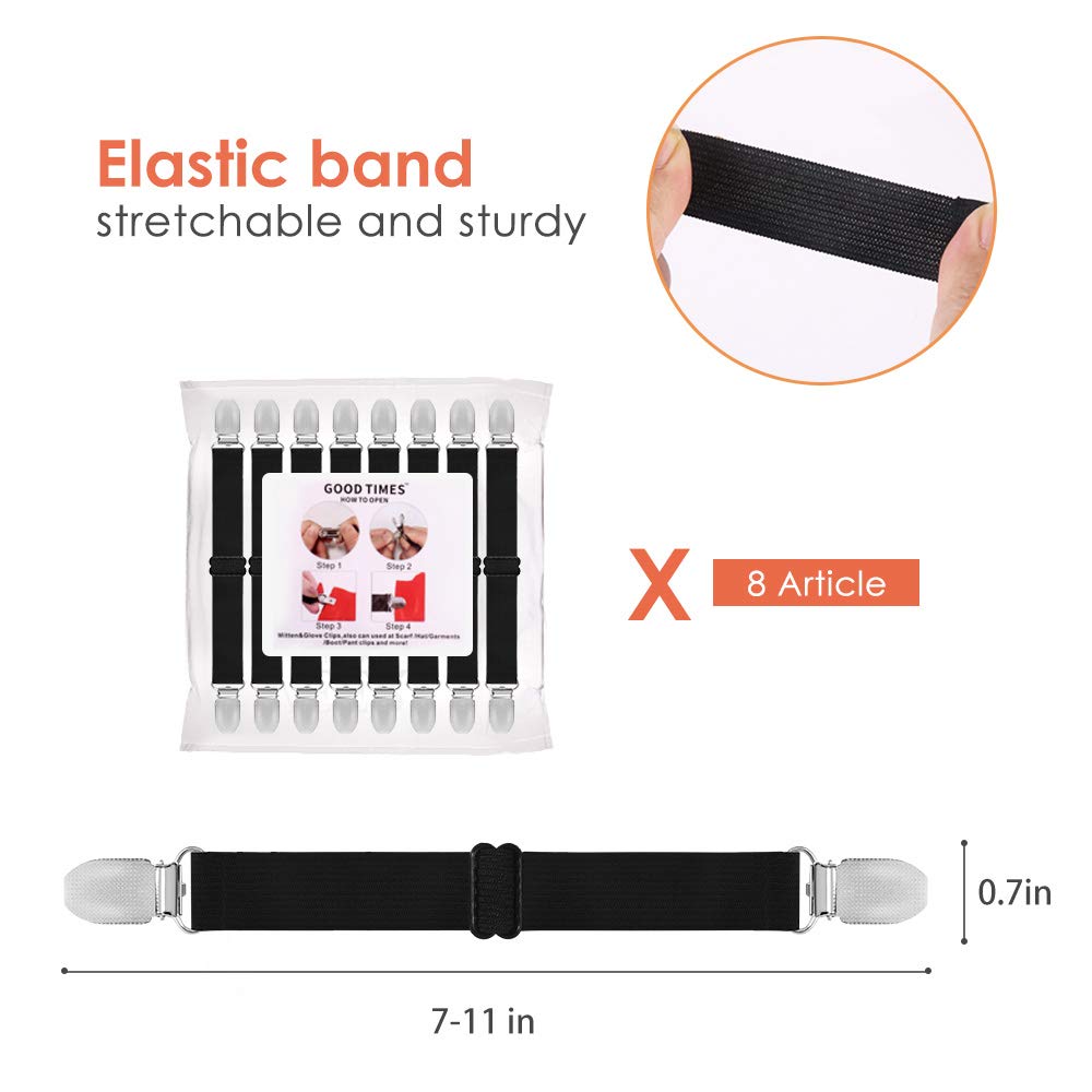Adjustable Boot Straps Pant Stirrups Clips For Women And Men Motorcycle Biker Smooth Jeans Trousers Bed Sheets, Mattress Covers,