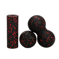 HEAVENGLOW 3 Pieces Muscle Relaxation Deep Tissue Massage Ball Set Myofascial Release Foam Massage Ball Trigger Point Foam Rolle