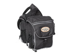 Weaver Leather Trail Gear Pommel Bag, Black, 6 L X 3.5 W X 10 H