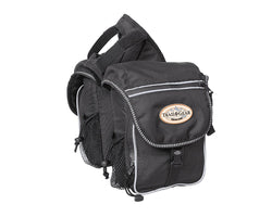 Weaver Leather Trail Gear Pommel Bag, Black, 6 L X 3.5 W X 10 H