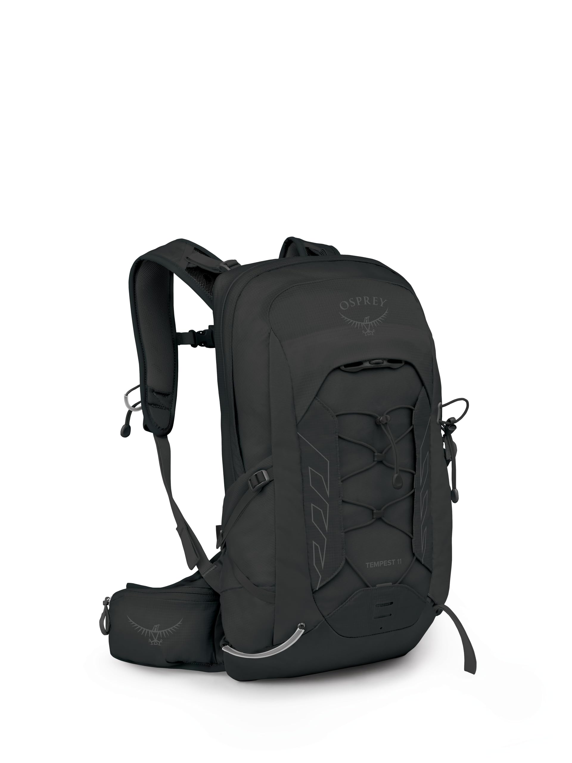 Osprey Tempest 11L Womens Lightweight Hiking Backpack - Small Daypack for Travel & Camping, Black/Coal Grey