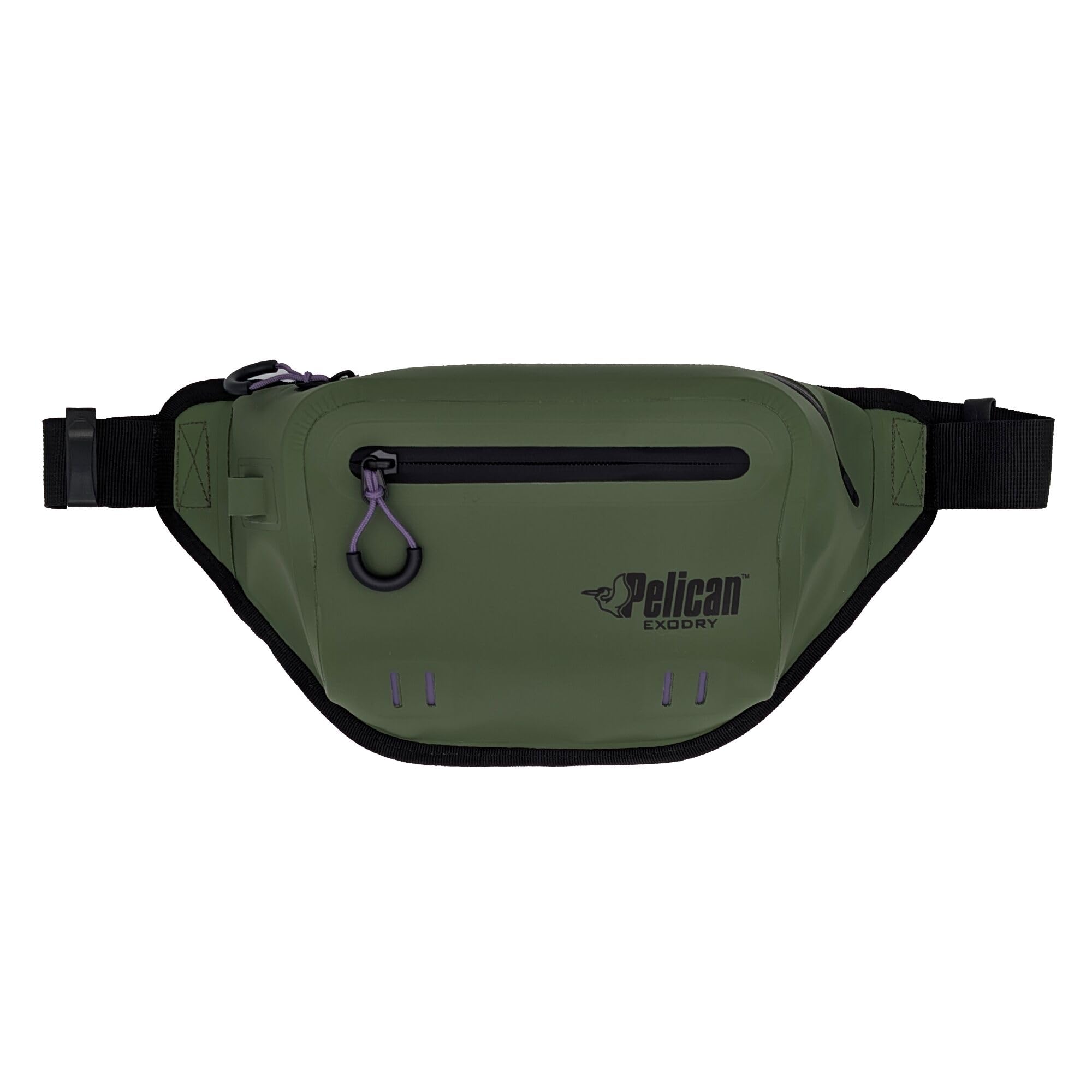 Pelican Waterproof Waist Pack- Exodry - Green - Adjustable fit - Waterproof