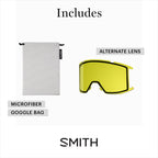 Smith Squad Snow Goggles White Vapor  Chromapop Everyday Rose Gold Mirror