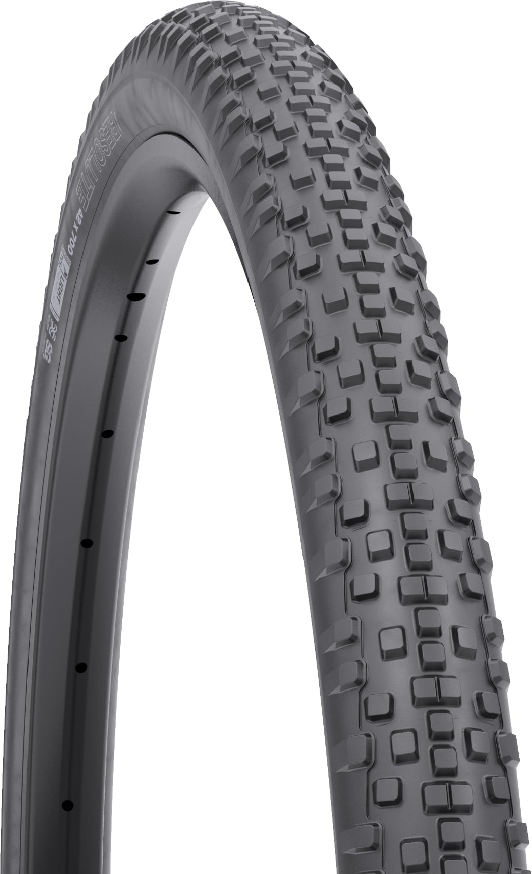 Wtb Resolute 42 X 700 Tcs Light/Fast Rolling 120Tpi Dual Dna Sg2 Tire, Black
