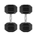 Ritfit 60Lb Dumbbells Set Of 2 Rubber Encased Dumbbell Sets With Optional Rack For Home Gym, Coated Hand Weights For Strength Tr