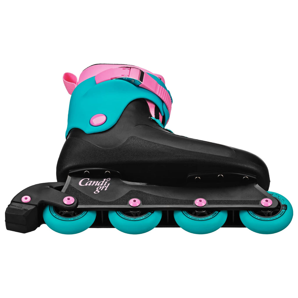 Roller Derby Elite Candi Grl South Beach Molded Inline Skates Rocki Pop Size M10/W11