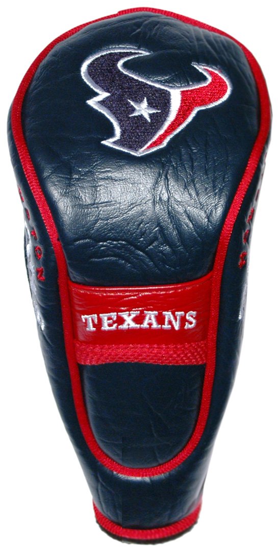 Team Golf NFL Houston Texans Hybrid Head Cover Hybrid Golf Club Headcover, HookandLoop Closure, Velour lined for Extra Club Pr