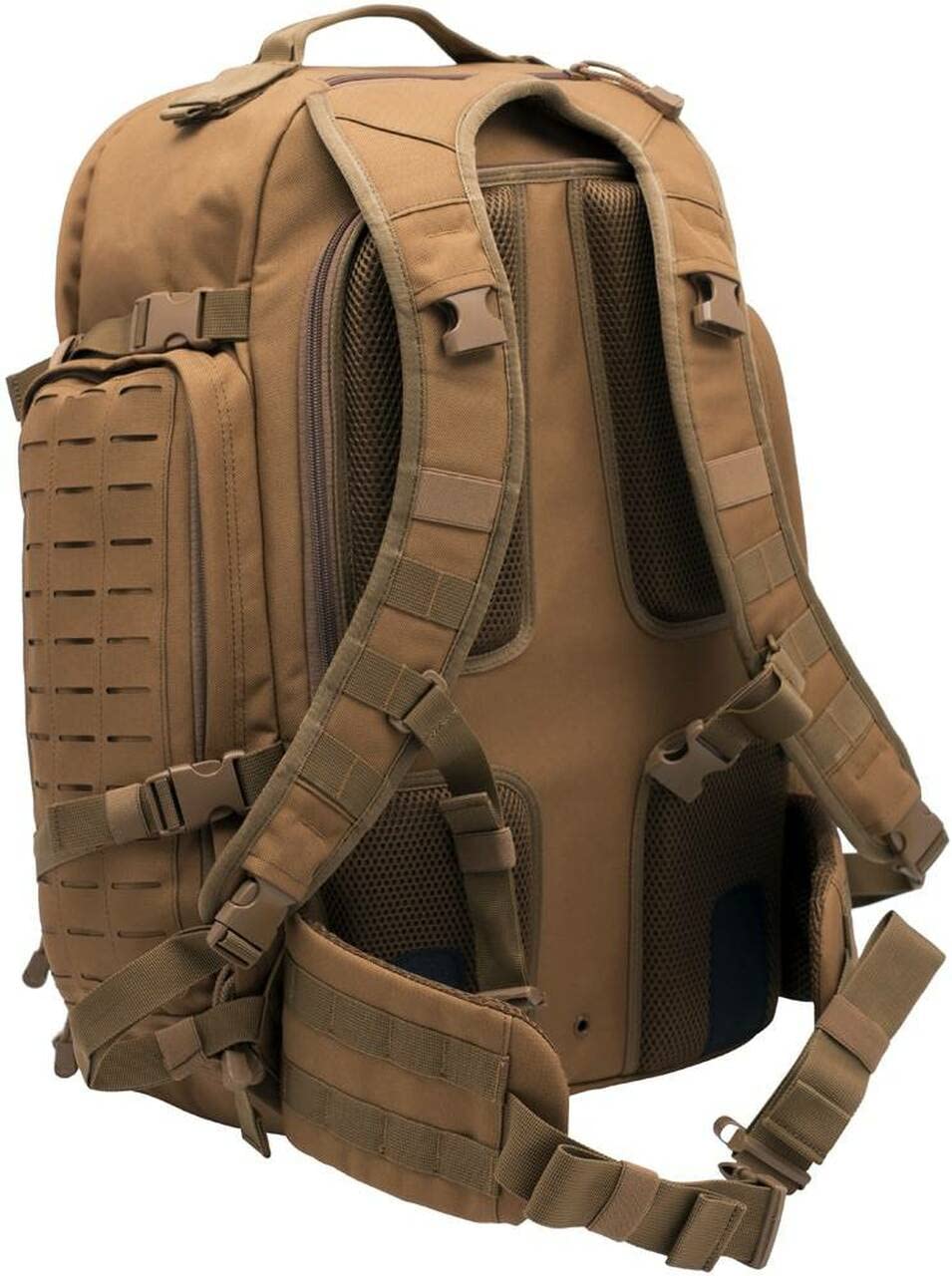 Lapg Atlas 72 Hour Tactical Backpack For Men & Women, Large Bug Out Bag With Molle System, Hiking Hunting Combat Backpack, Coyot