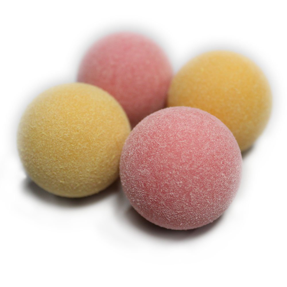 Tornado Official Foosballs Tournament Balls Commercial Quality - Play Like The Pros (4 Balls, Pink And Yellow)