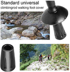 Bornfeel Trekking Pole Replacement Tips 16 Pack Hiking Pole Rubber Tips Walking Stick Tips End Caps Protectors