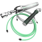Crossrope Get Lean Set - Weighted Jump Rope- 1/4 Lb And 1/2 Lb Ropes - Slim Handles - X-Small