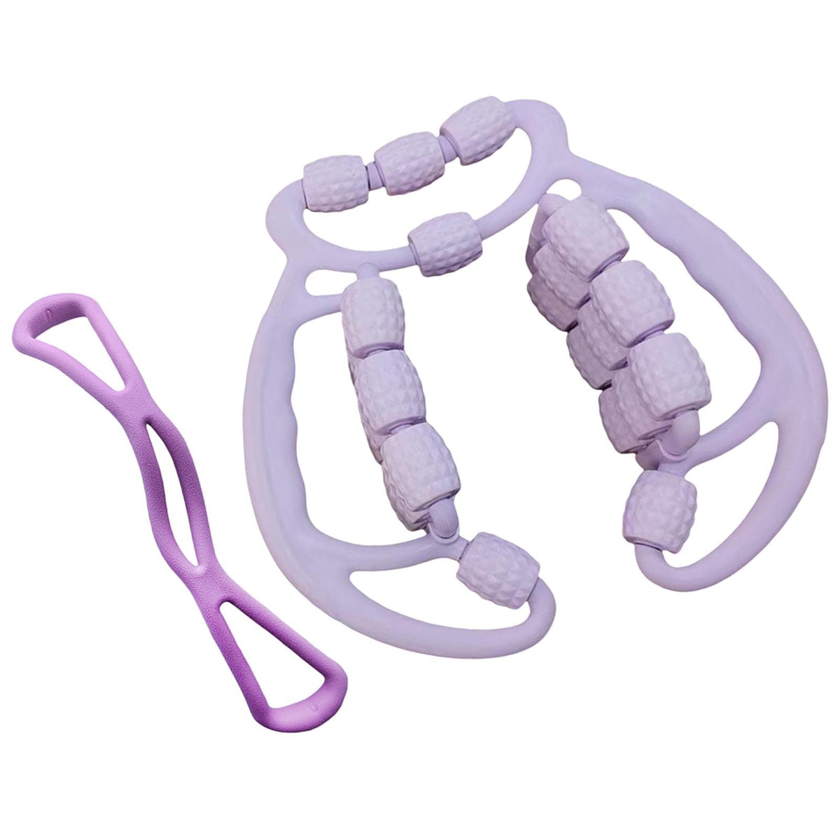 MERISHOPP24 Wheels Muscle Relax Roller Massage Tool Equipment for Fitness Workout Arm Purple|Sporting Goods|Fitness Running & Yo