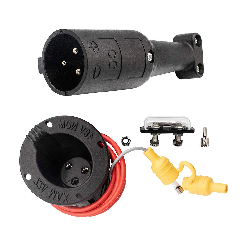 Drive-Up 48V Golf Cart Charger Receptacle Charger Plug For Club Car Ds 2004-2013 Models, Club Car Ds Charging Port With Cord Oem