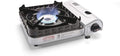 Chef Master 15,000 BTU Butane Portable Camp Stove | Double Wind-Guard Portable Stove Burner w/Piezo Click Ignition for Emergenci