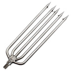 Regito Fishing Harpoon, Stainless Steel Barbed Spear With Aluminum Alloy Rod Gig Gaff, 8Mm Screw For Outdoor Landing Large Fish