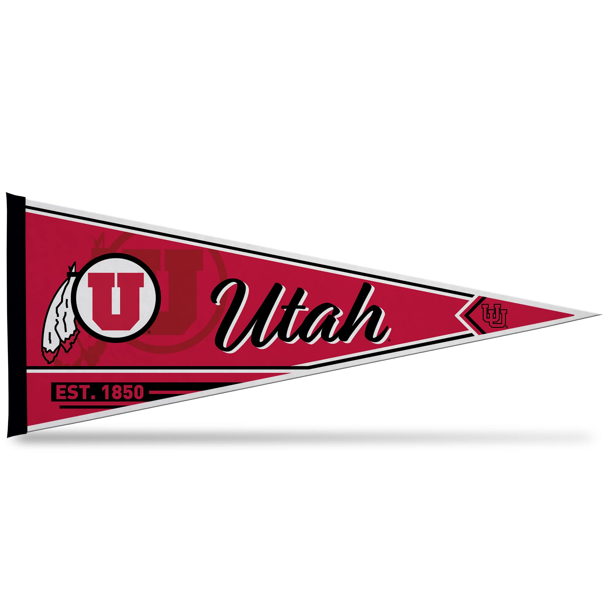 Rico Industries Ncaa Utah Utes Classic 12'' X 30'' Felt Wall D  Cor Pennant - Great For Home/Bed Room/Man Cave D  Cor