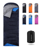 Sleeping Bags For Adults Warm Weather -Backpacking Ultralight Waterproof Sleeping Bag For Boys Girls Youth For Camping Hiking Ou