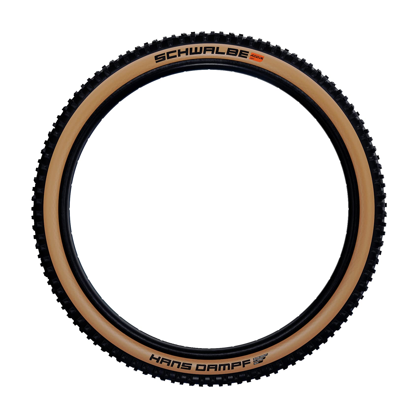 Schwalbe Unisex'S Hans Dampf Evo, Super Trail, Tle Tyres, Black, 60-584