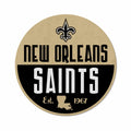 Rico Industries Nfl Football New Orleans Saints Classic Shape Cut Pennant - Home And Living Room D  Cor - Soft Felt Ez To Hang
