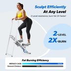 MERACH Stair Stepper for Home Gym Exercise, New Version Vertical Climber Machine for Full-Body Workout, Compact Folding Cardio E
