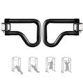Yes4All 500 LBS Capacity - Dip Bars for 2x2 with 1 Hole Power Cage, Squat Rack Attachments - Multi-Grip Handles Dip Attachment f