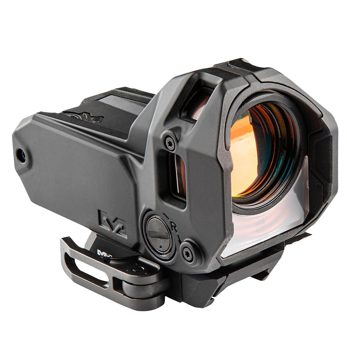 MEPRO M22 Lightweight Self Illuminated 1X Fiber Optics and tritium Powered with Bullseye or Triangle Reticle, Passive no batteri